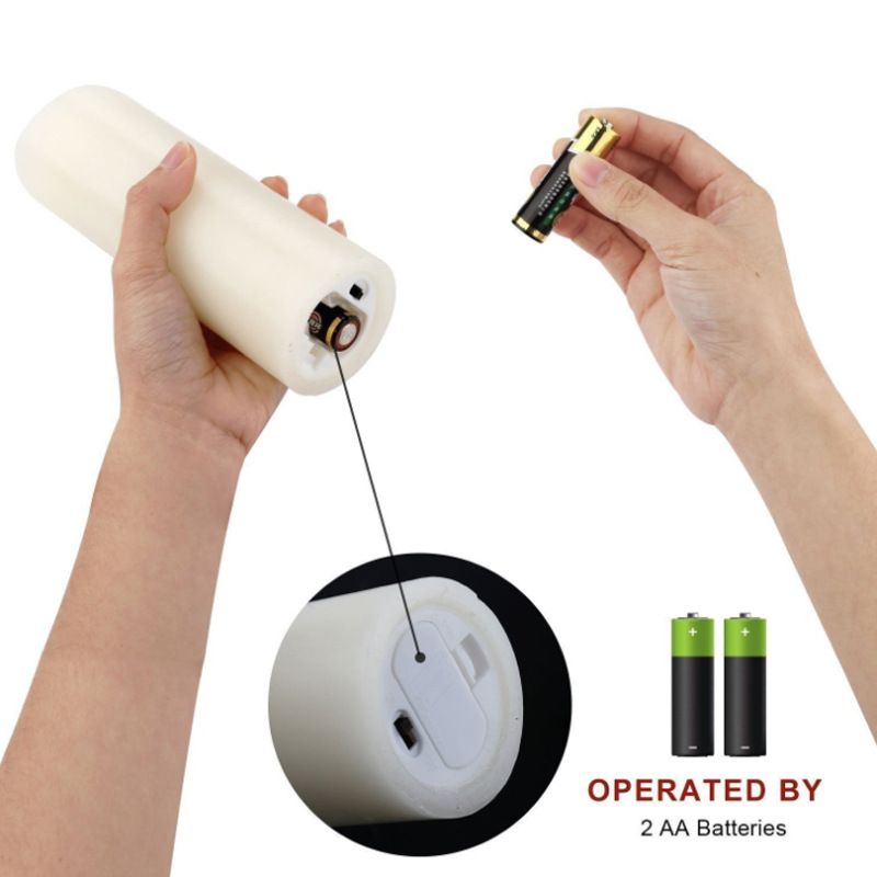 Flameless Candles Battery Operated Candles Flickering, Outdoor Waterproof LED with Remote Control and Timer, Ivory, Set of 9 โ image 3