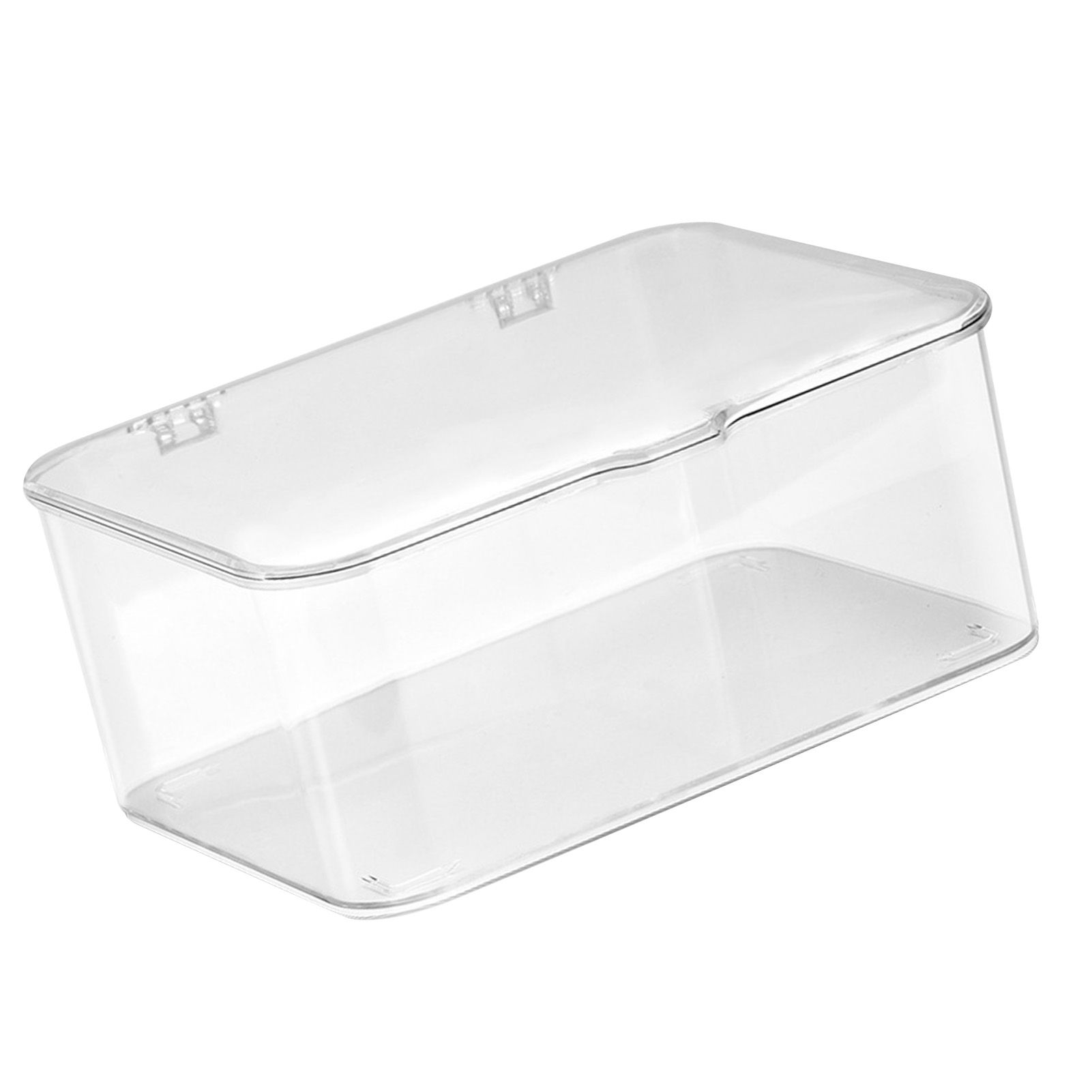 Desk Storage Box Plastic Large Capacity Dustproof Multi Functional Phone Case Storage Holder with Lid Transparent โ image 4