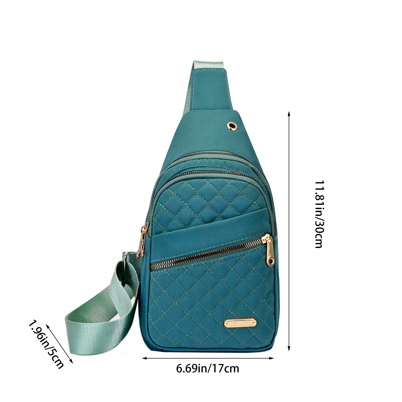 Sling Bag for Women, Crossbody Sling Backpack Small Sling Bag Multipurpose Crossbody Shoulder Bag Travel Hiking Backpack, Sling Bag for Men #1-Green — image 3