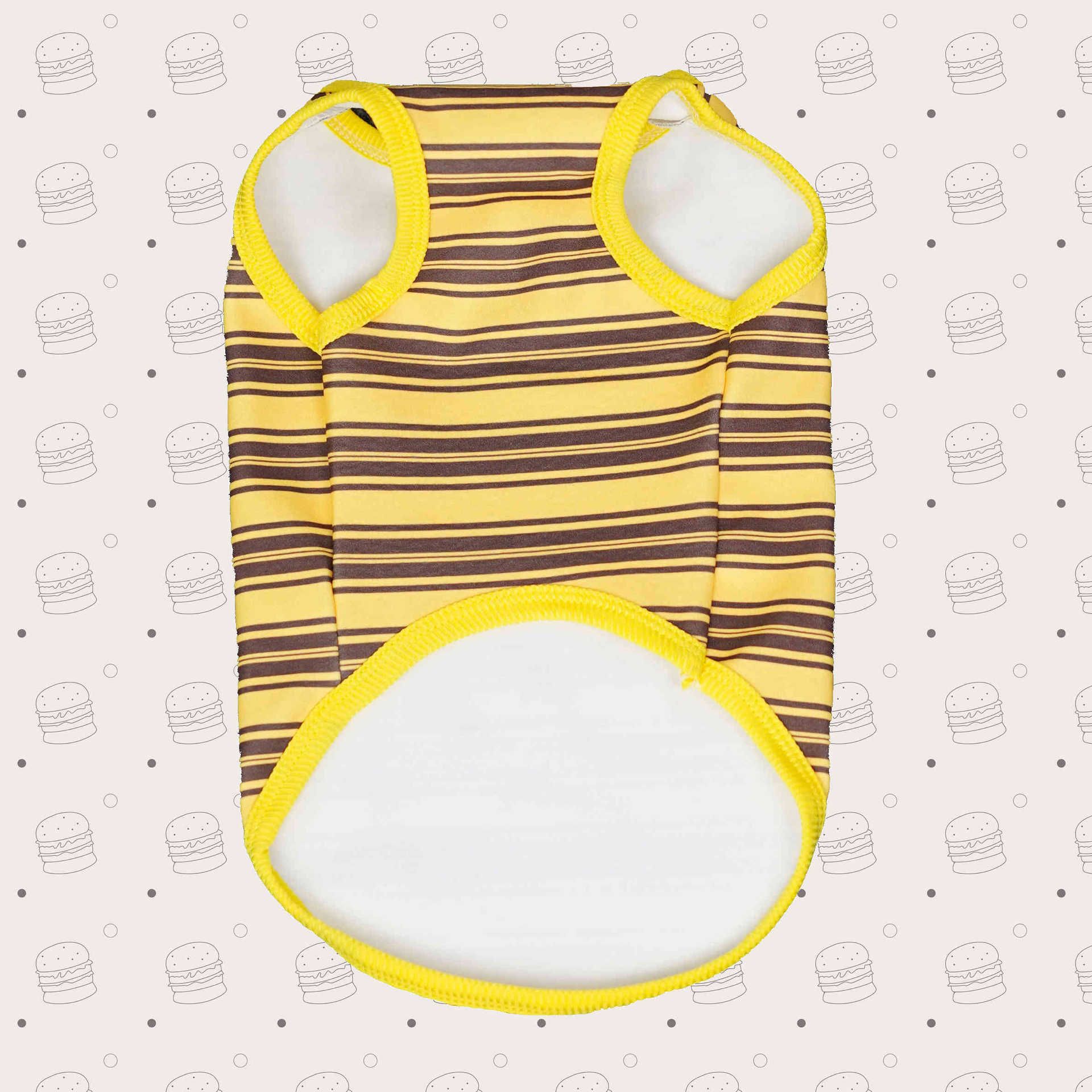 Dog Vest Warm Striped German Velvet Pet Clothes Black and white stripes [german velvet can be worn as a base or outer wear] 3xl [recommended — image 3