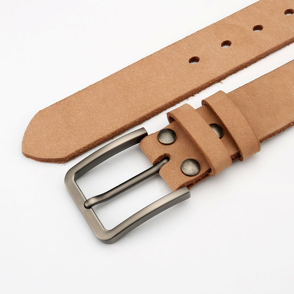 Men's Genuine Leather Belt Full Grain Cowhide Belt with Detachable Buckle (110cm) โ image 4