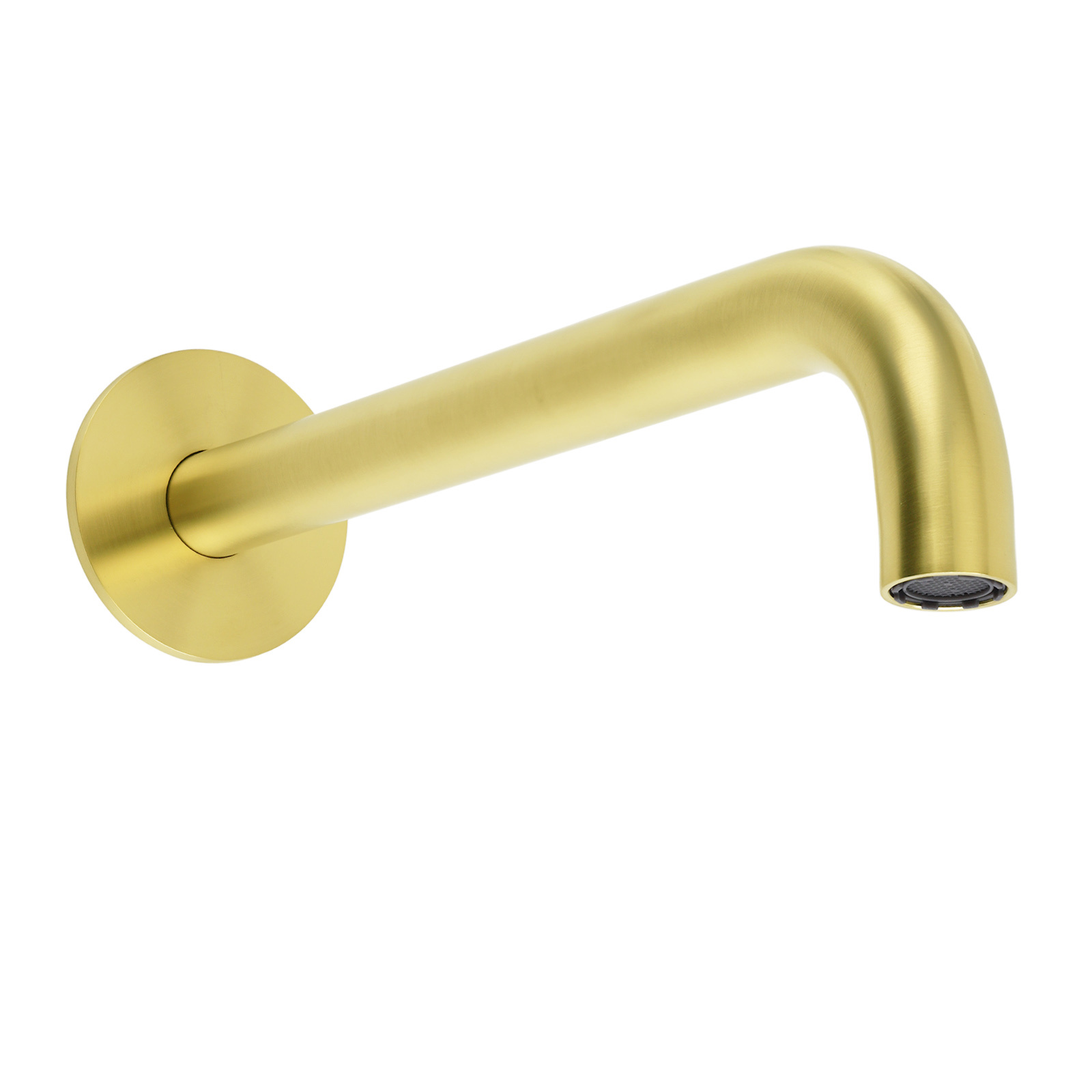 Brushed Gold Round 250mm Spout For Bathroom Tub Wall Mounted Water Filler Outlet โ image 4