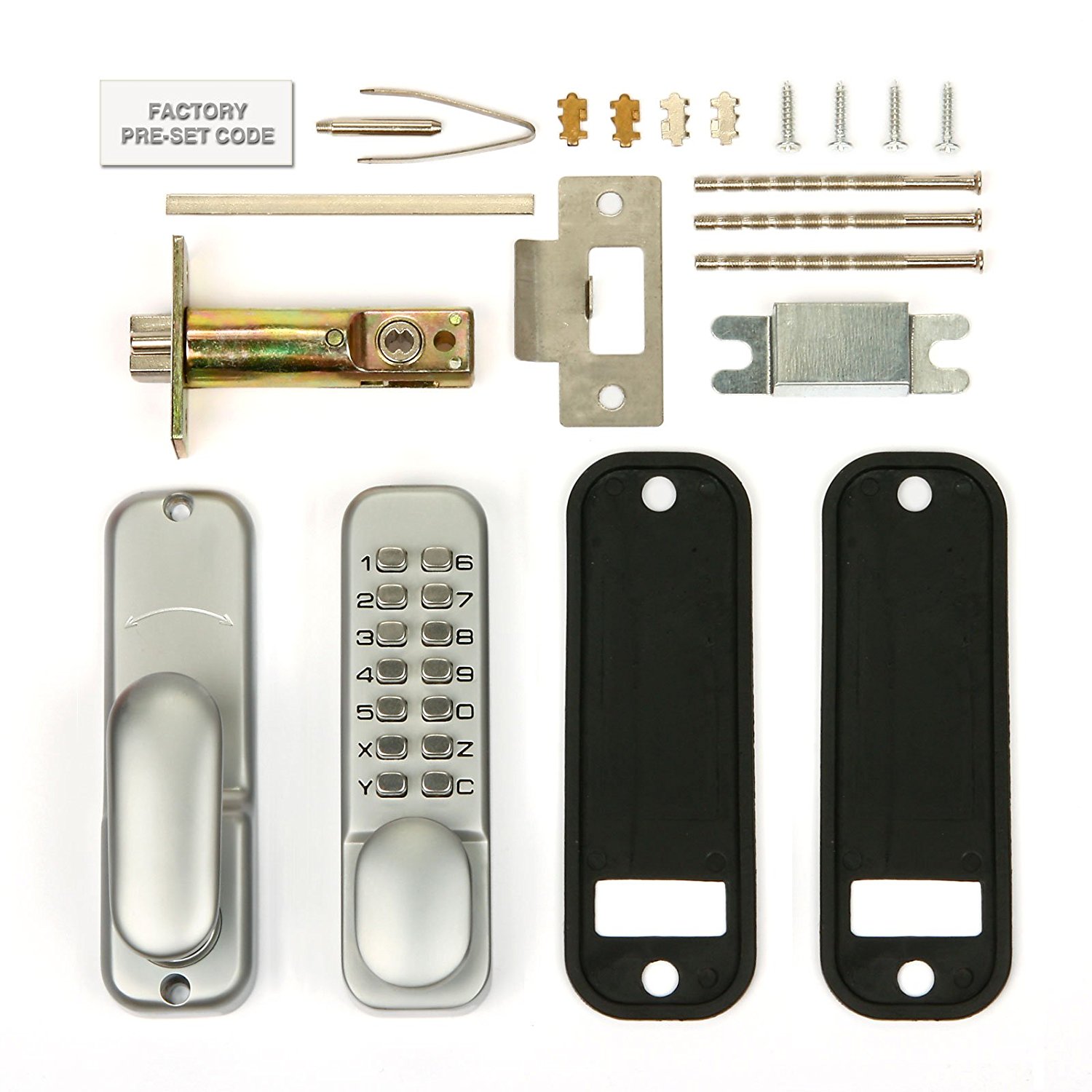 Weatherproof Mechanical Keyless Password Door Security Lock for Home Office — image 6