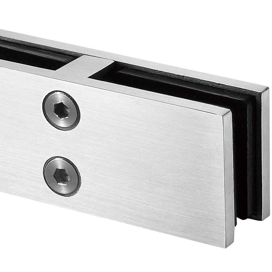 Railing Glass to Glass Clamp, Stainless Steel 304 Bracket for Glass Balustrade Railing Pool Fence (4 Pieces 180°) — image 5