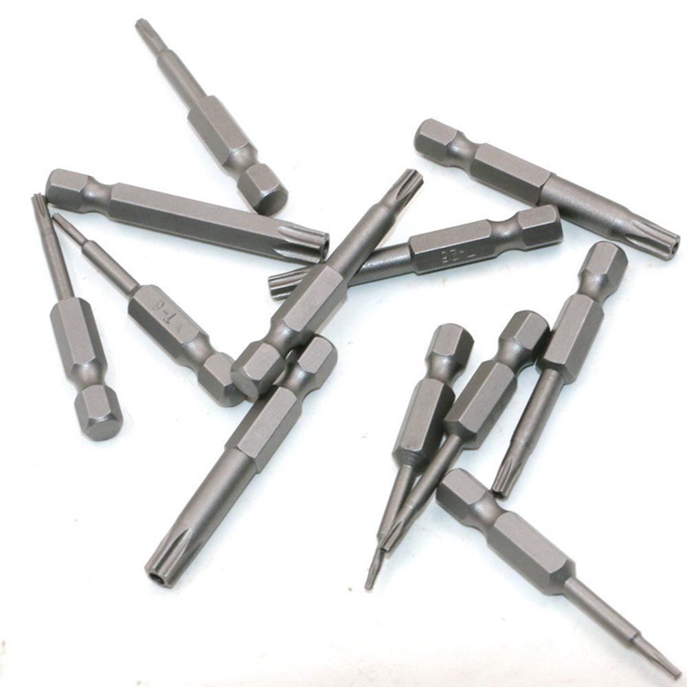 12pcs 1/4 Inch Hex Shank T5-T40 Torx Head Screw Driver Bit Set Security Tamper Proof Star 6 Point Screwdriver Kit Tools โ image 4