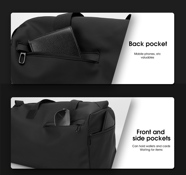 Large Capacity Travel Duffel Bag with Shoe Compartment & Wet Pocket - Multi-Purpose Gym & Weekend Bag(Green) โ image 5