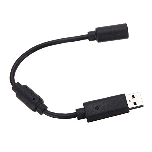 Computer Cables USB Breakaway Cable Cord Adapter for Xbox 360 Wired Gamepad Controller EM88 - (Cable Length Black) — image 5