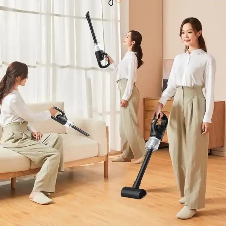 Cordless Handheld Vacuum Cleaner, 120W 10KPa Suction, 2000mAh Rechargeable Portable Cleaner, Black โ image 2