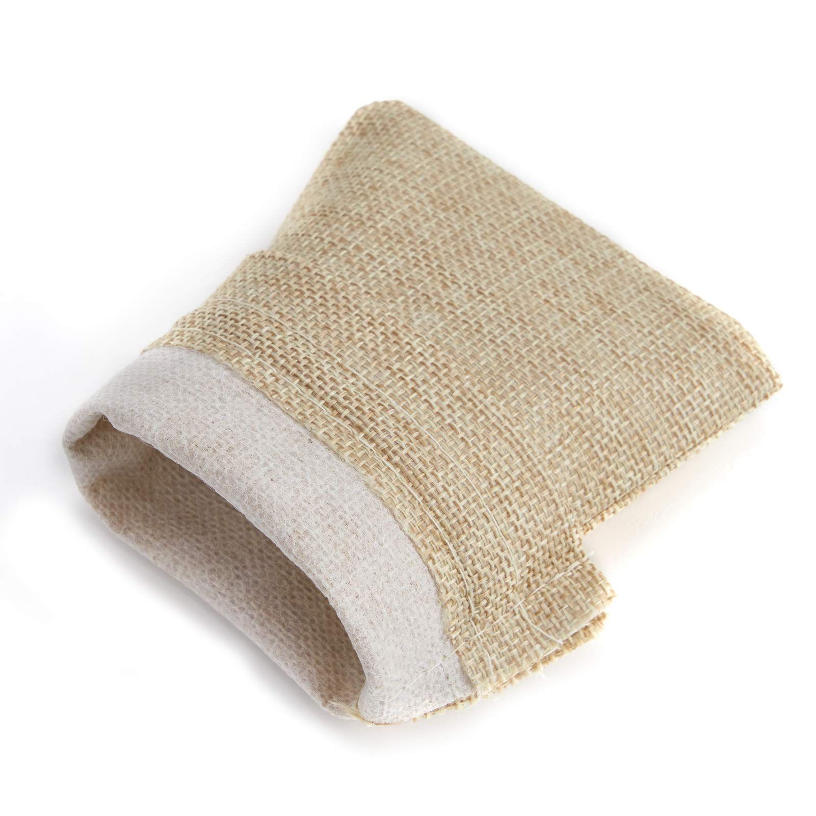 20Pcs 4x6 inch Burlap Gift Bags with Drawstring Recyclable Linen Sacks Bag for Wedding Favors Party DIY Craft โ image 4