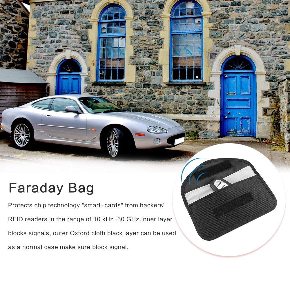Signal Blocking Bag, GPS RFID Faraday Bags for Phones Faraday Bag Pouch Shield Cage Wallet Phone Case for Cell Phone (1 Pack) โ image 2
