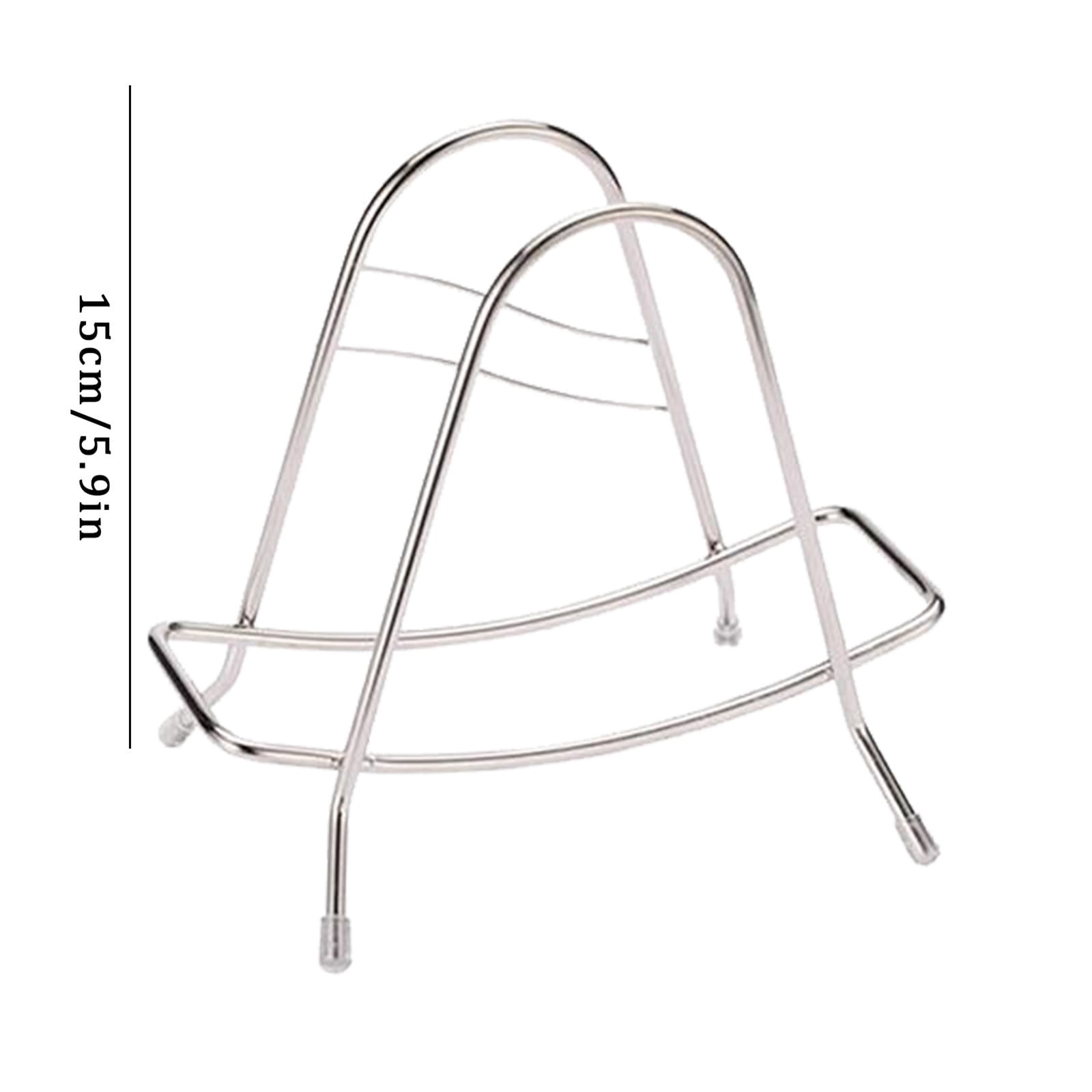 Eewia Rack Clearance! Stainless Steel Cutting Board Rack Household Pot Cover Rack Sitting Kitchen Chopping Board Shelving Sticky Board Cutting Board Rack โ image 3