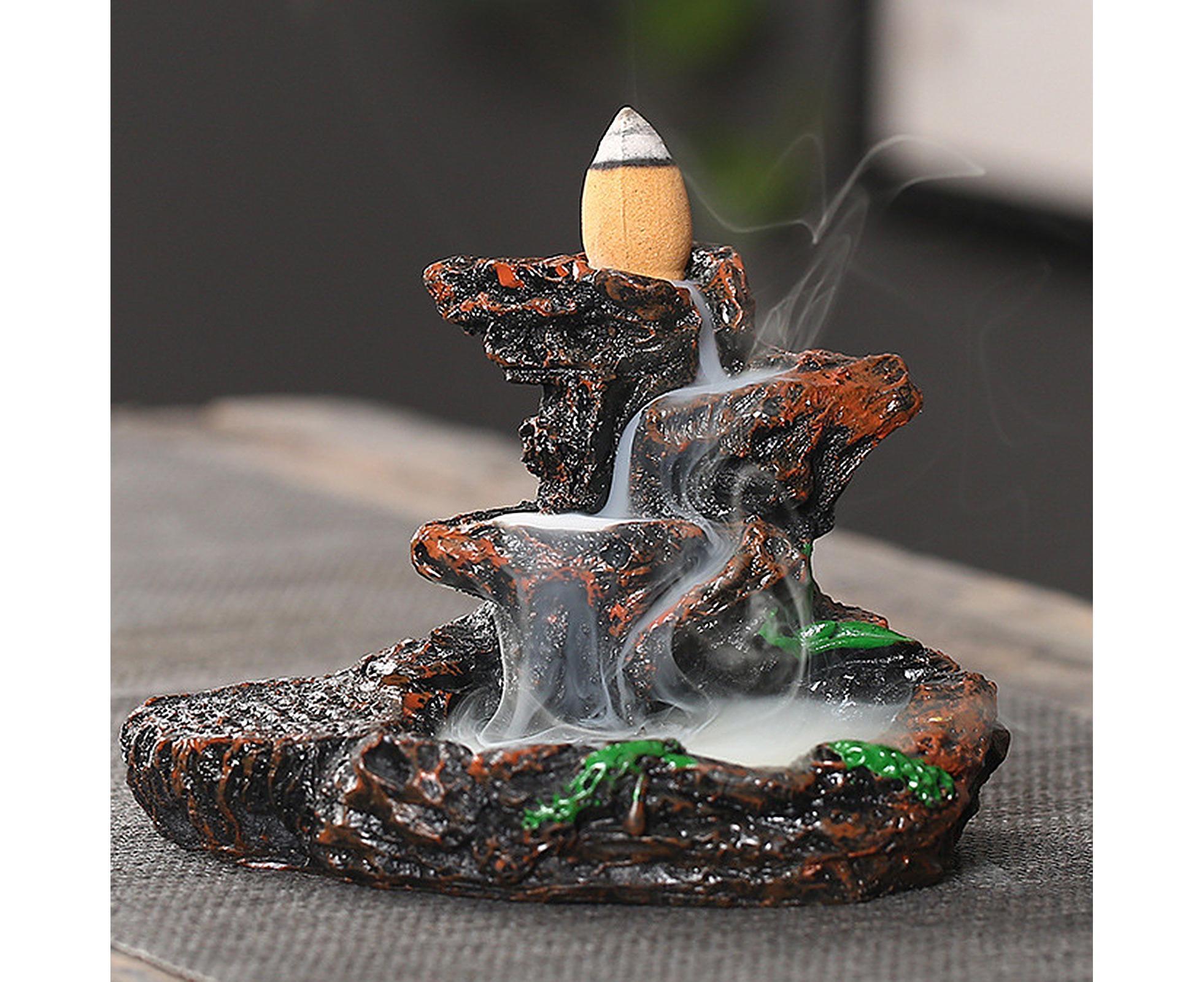 Resin Mountains Rivers Incense Burners Holder Censer Aromatherapy Home Decor- 12 โ image 3