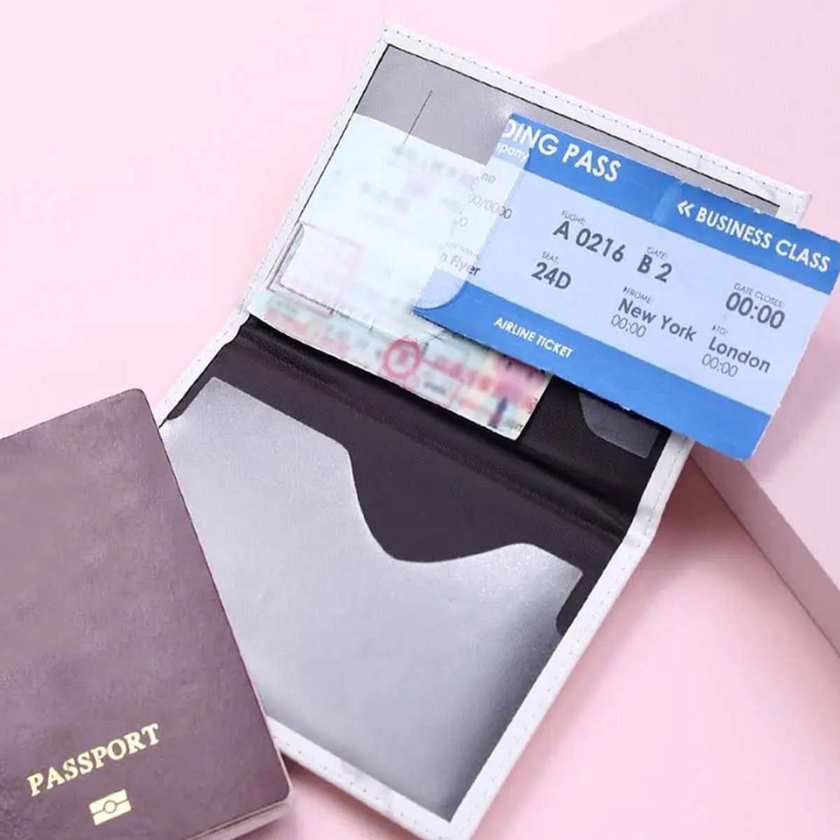 Luxury PU Leather Passport Sleeve | Passport Holder | Passport Cover | Passport Sleeve | Passport Pouch | Khaki — image 3