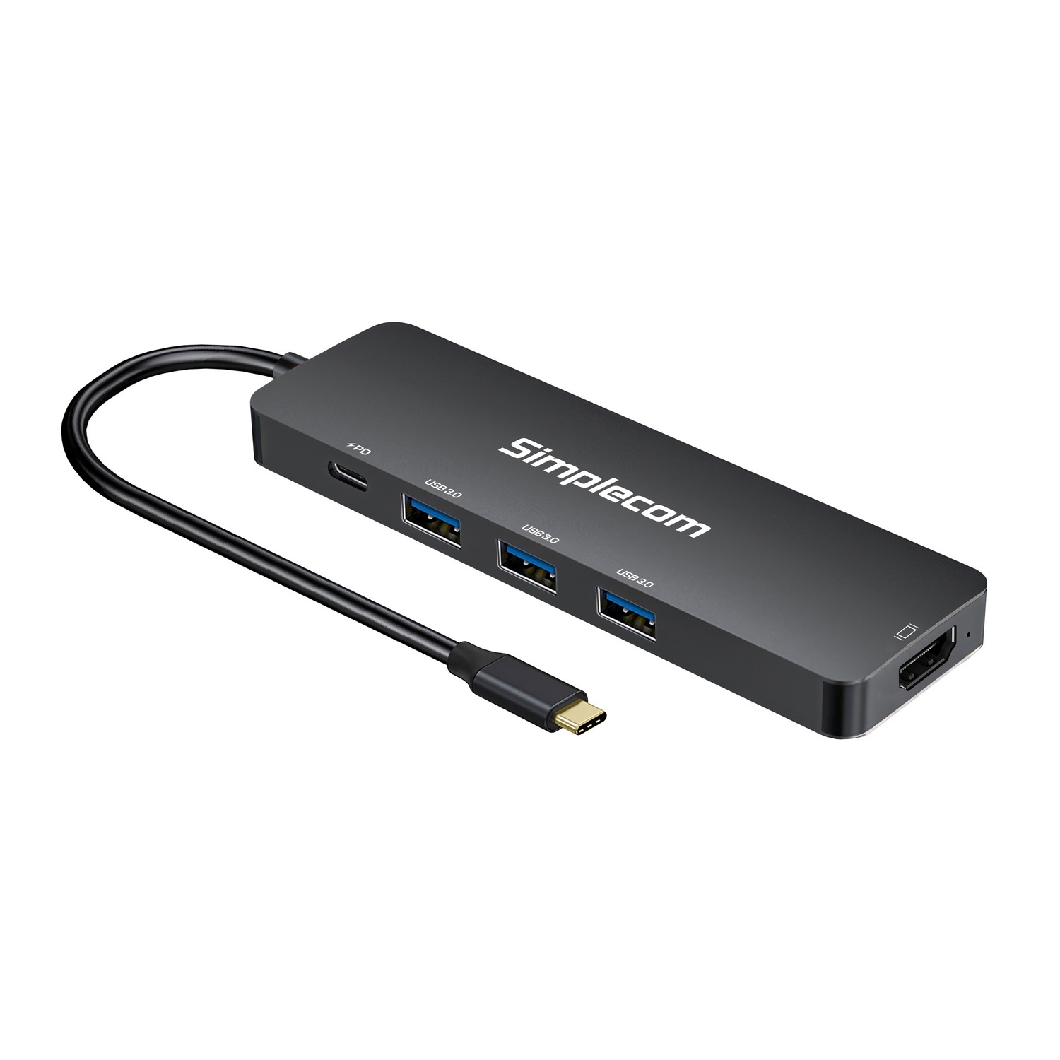 Simplecom CH545 USB-C 5-in-1 Multiport Adapter Docking Station with 3-Port USB 3.0 Hub PD HDMI โ image 2