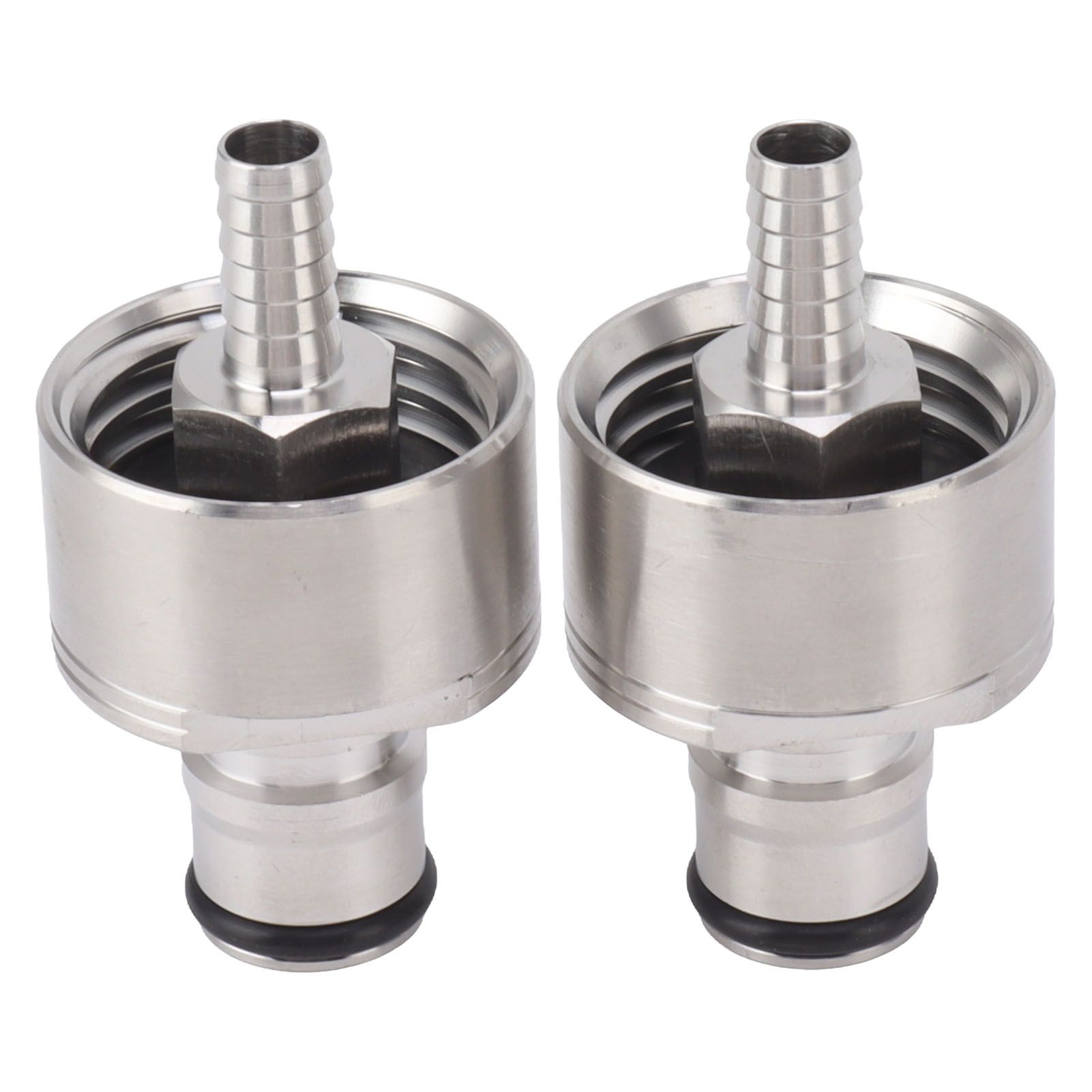 2PCS Stainless Steel Carbonation Cap Forced Carbonation PET Bottle Filling CO2 Coupling Cap for Soda Beer โ image 2