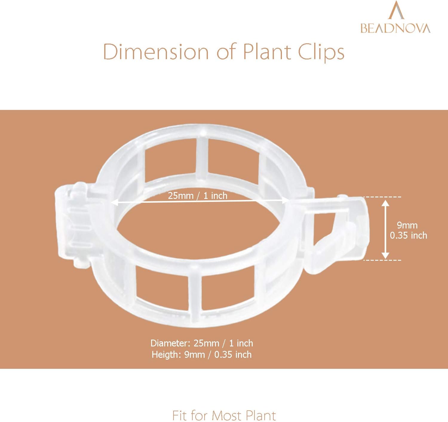 150Pcs Tomato Clips Plant Clips Garden Clips Vine Clips Tomato Trellis Clips for Tomato Vine Vegetable (150PCS) — image 3