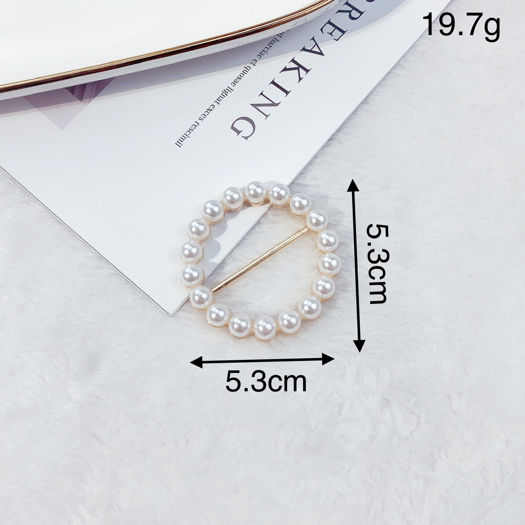 5 Pcs Alloy Rhinestone Buckles Metal Heart Shape Ring Clip Buckle for Ribbon Scarf Dress T-Shirts Shirt Tie Decor โ image 2
