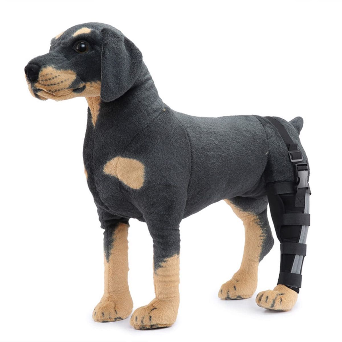Dog Hind Left Leg Brace for Surgery Recovery, Puppy Rear Leg Protector with Stable Support, Prevents Licking Chewing Wounds, Aids Post-Op Recovery — image 6