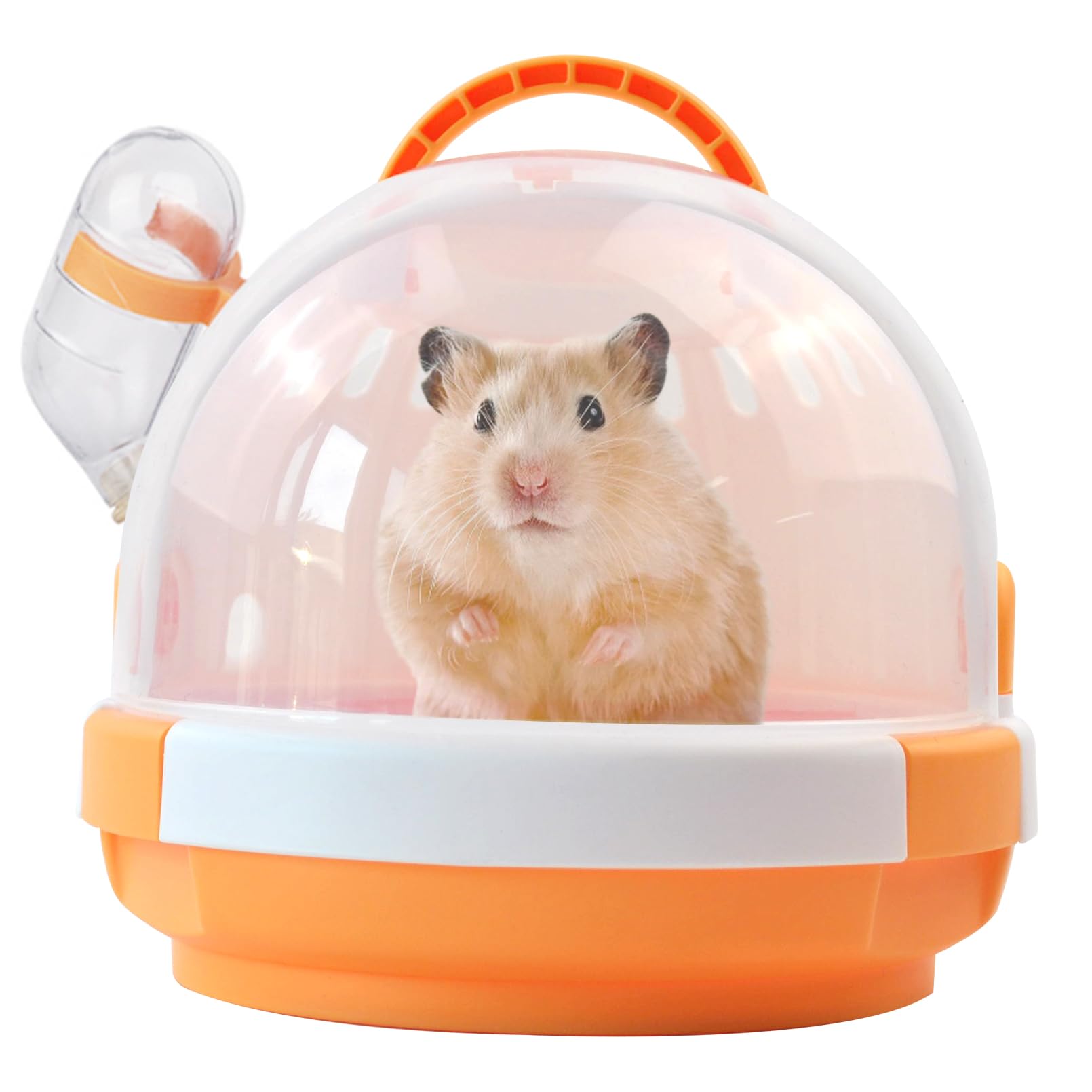 Hamster Cage - Rodent Transport Box - Hamster Cage - Travel Basket - Transport Box - Mouse Cage - Dwarf Hamster - With Drinking Bottle - Gerbil - Guinea Pig