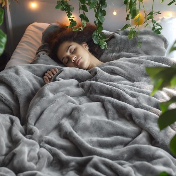 Grey Fleece Blanket for Cozy Comfort and Versatile Home Decor β image 5