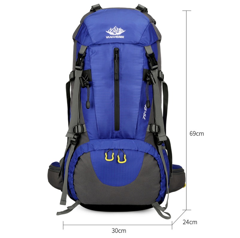 Red Nylon Hiking Backpack - Multifunctional Outdoor Sports Bag — image 3