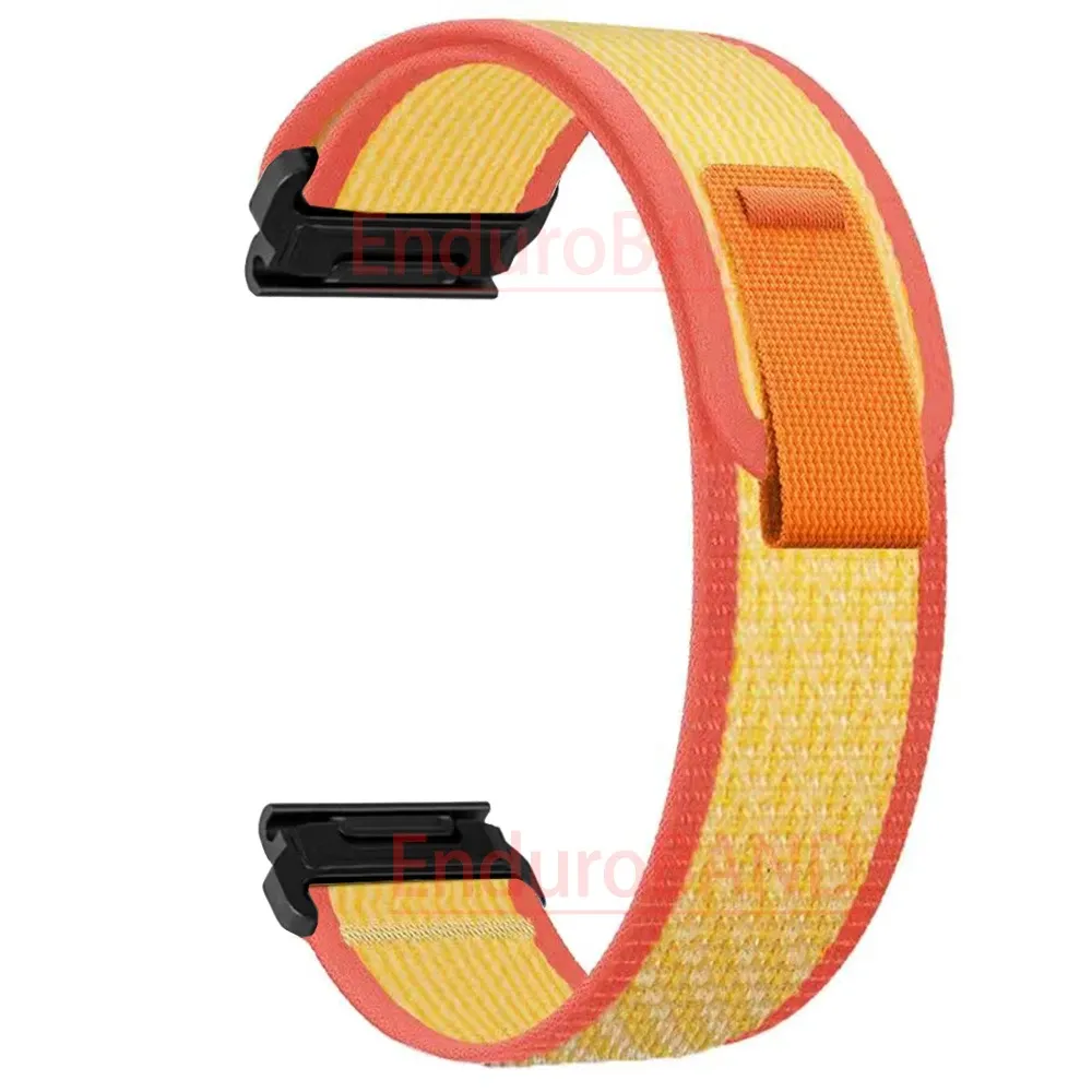 Nylon Watch Band Compatible with Garmin Fenix 7 7X 6X Pro Enduro Instinct Mk1 Epix Gen 2 A6, 26mm