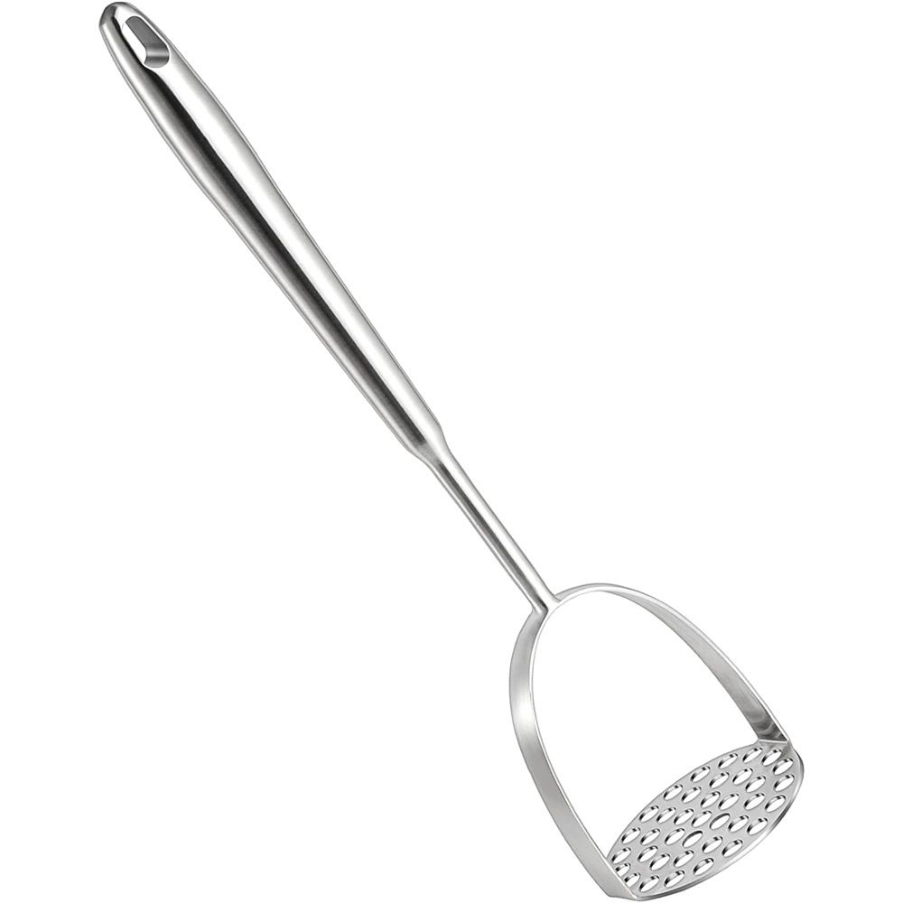Potato Masher Stainless Steel, Long handle Potato Smasher, Mashed Potatoes Masher Kitchen Tool for Avocado,Potatoes, Beans, Vegetables, Large Heavy Duty