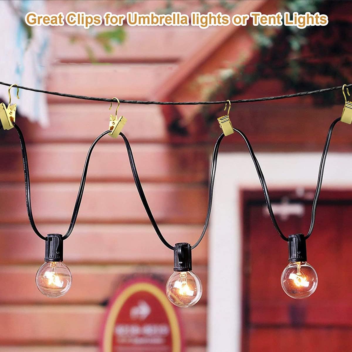 Small Curtain Clips Gold - 100 Pack Stainless Steel Curtain Hooks for Hanging Party String Lights Indoor, Art Crafts, Christmas Wedding Decoration (Light Gold) โ image 3
