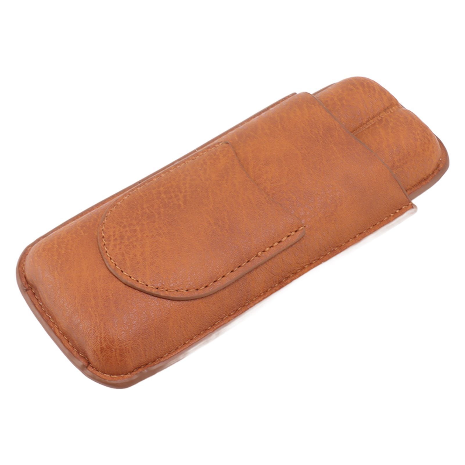 Cigar Carrying Case Portable Leather Small Cigar Humidor Case Holder for Birthday Gift — image 3