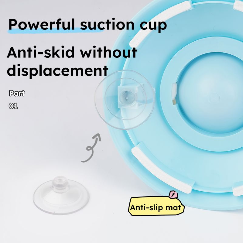 Pet Slow Feeder Bowl with Food Dispenser, Non-Slip, Universal Puzzle Feeder for Cats and Dogs - White — image 4