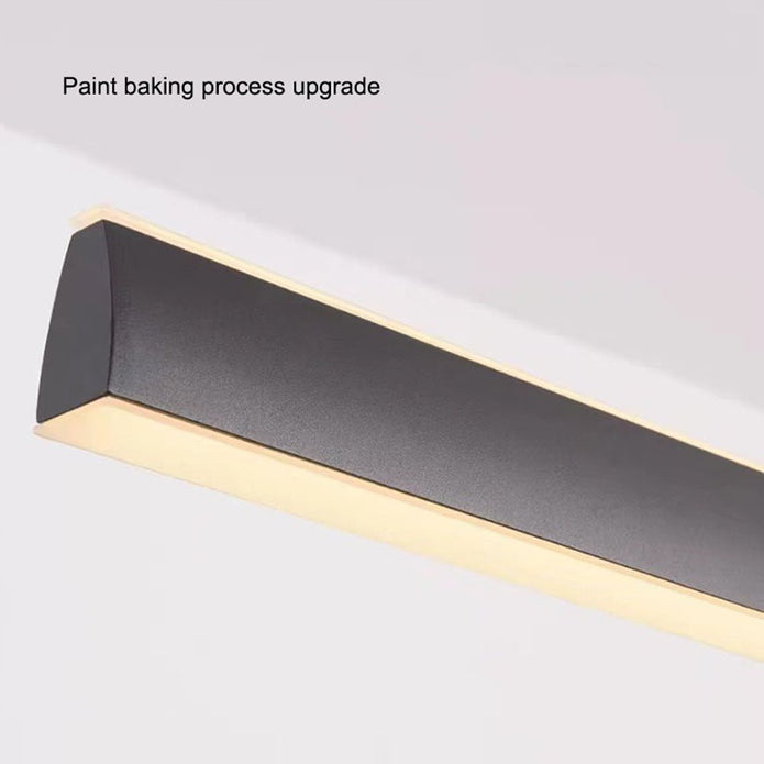 Modern Minimalist Trapezoid Pendant Light Adjustable LED Bar Light White โ image 4