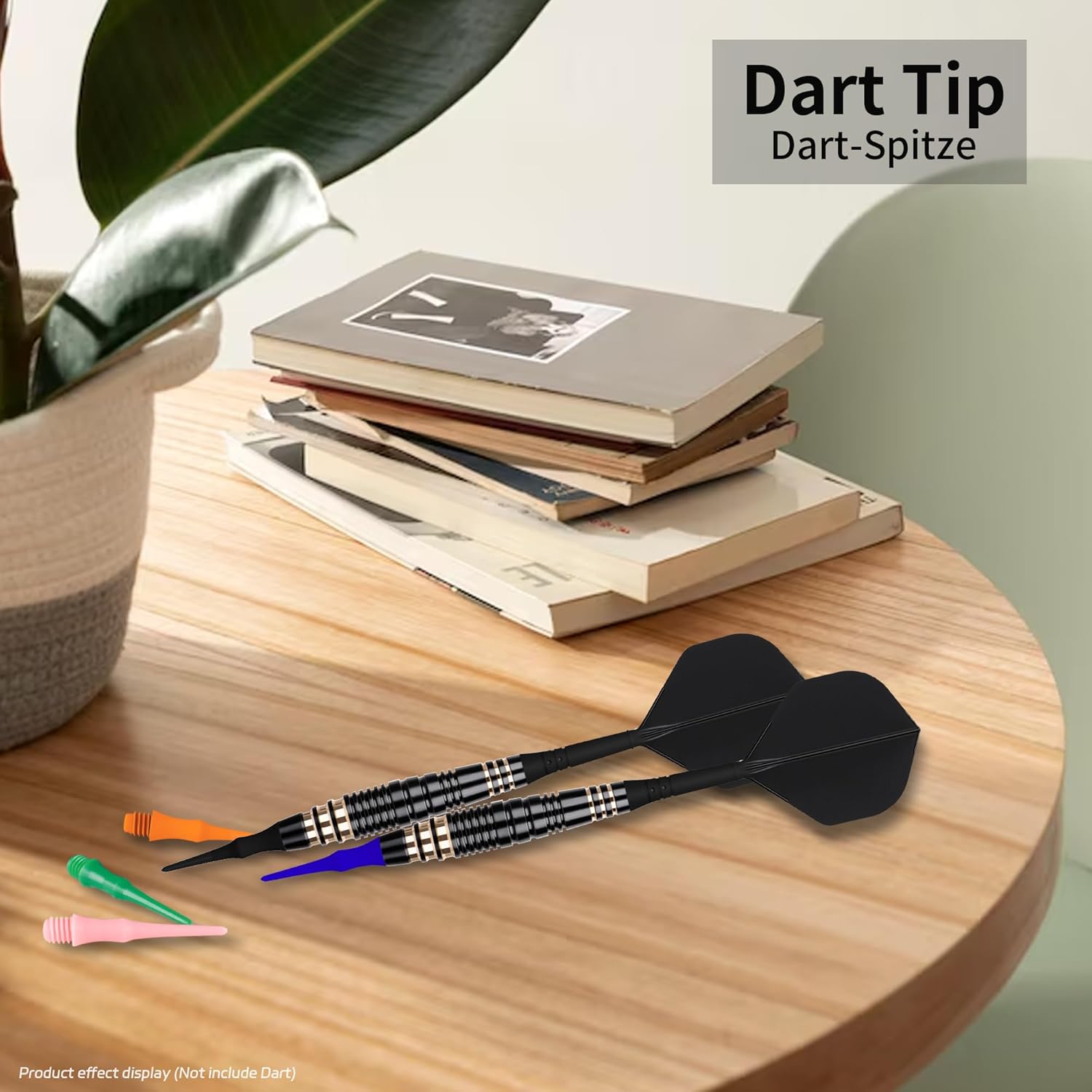 2BA Thread Soft Tip Dart Points 500 Pack, 10 Colors, Plastic Tips Replacement,Darts Accessories 500pcs โ image 4