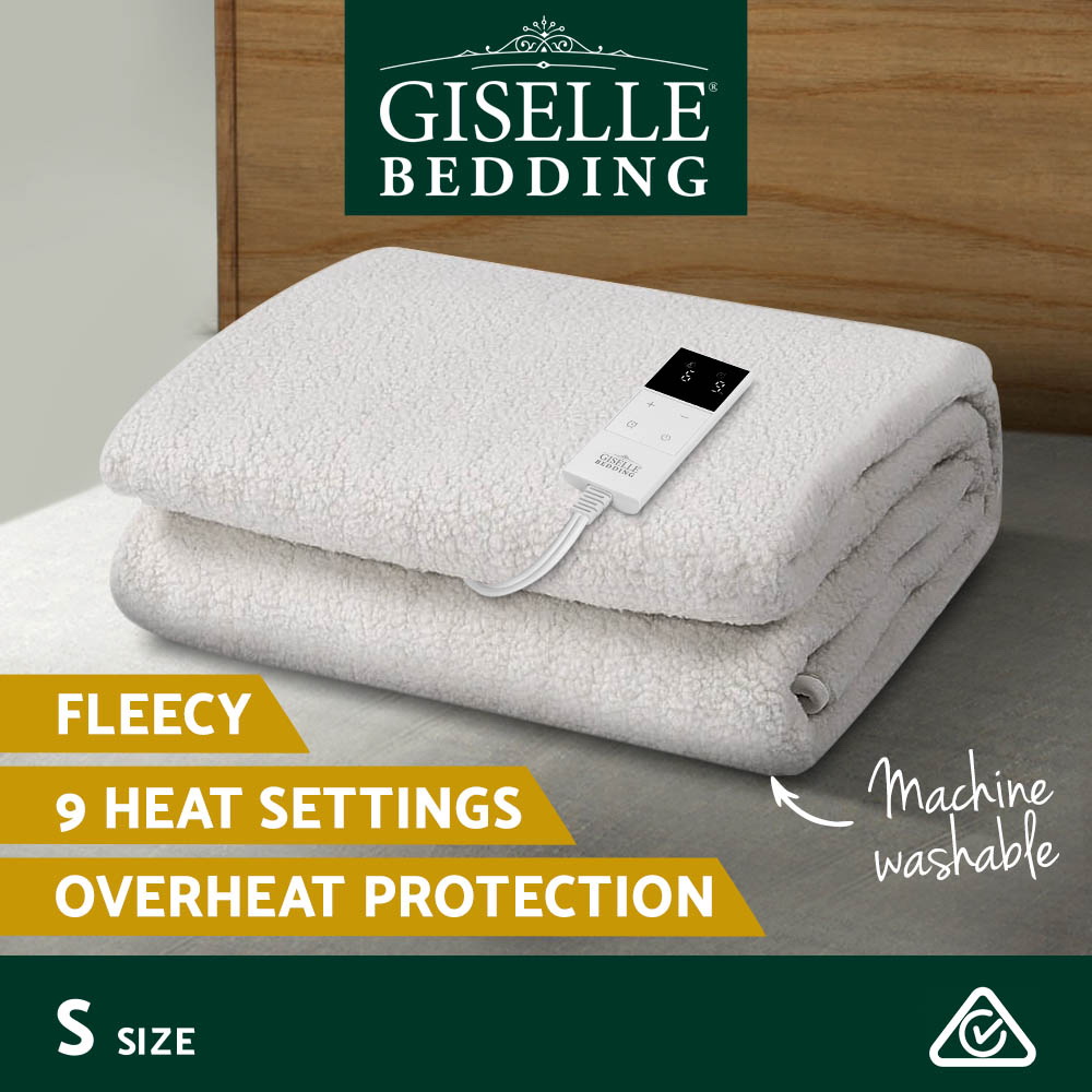 Giselle Bedding Single Size Electric Blanket Fleece โ image 6