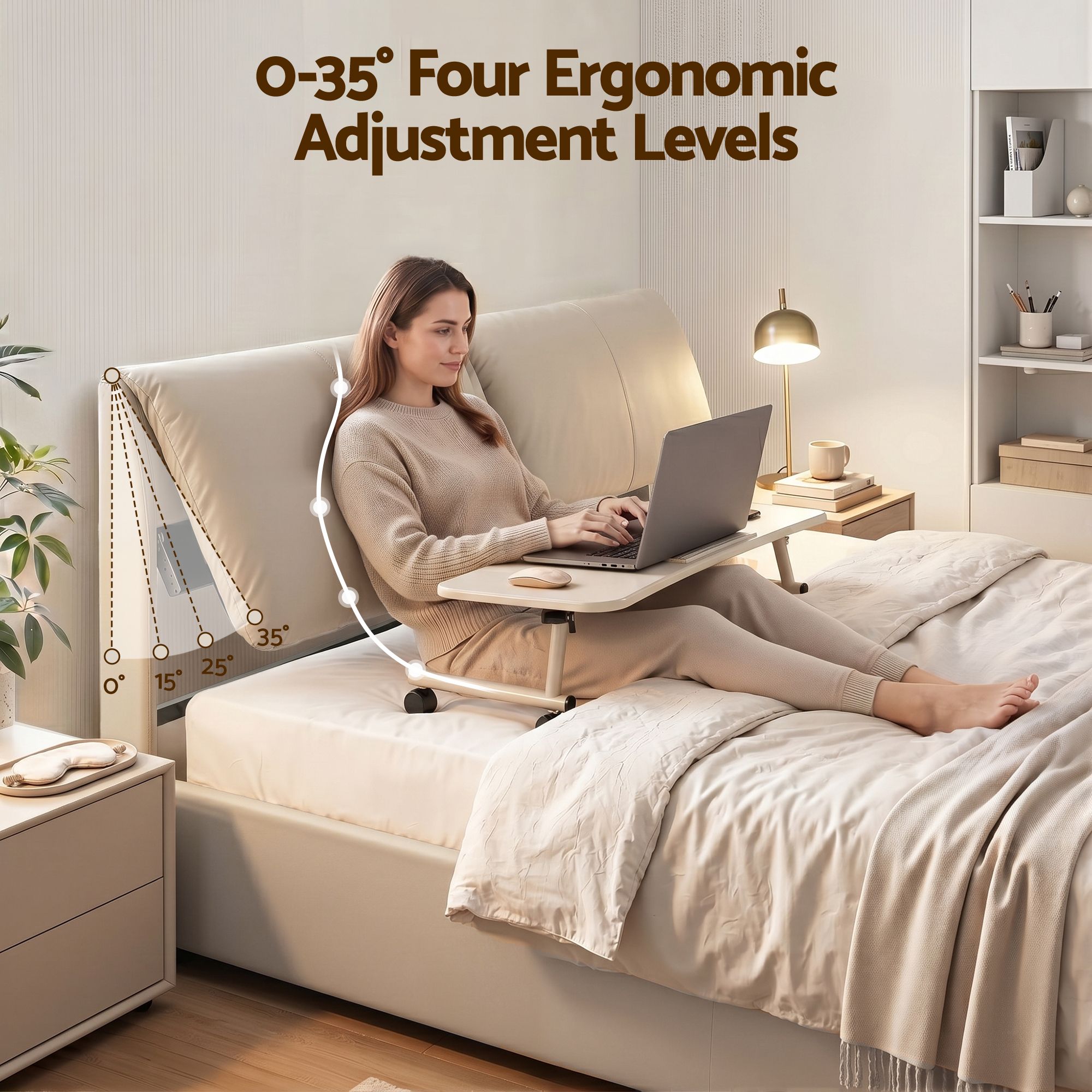Artiss Queen Bed Frame Gas Lift Storage 3 Drawers Adjustable Headboard Platform Base โ image 5