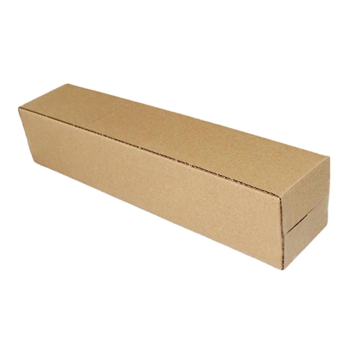 50pcs Long Strip Carton Flat Square Durable Shipping Boxes for Packaging Storage - 10cm x 42cm