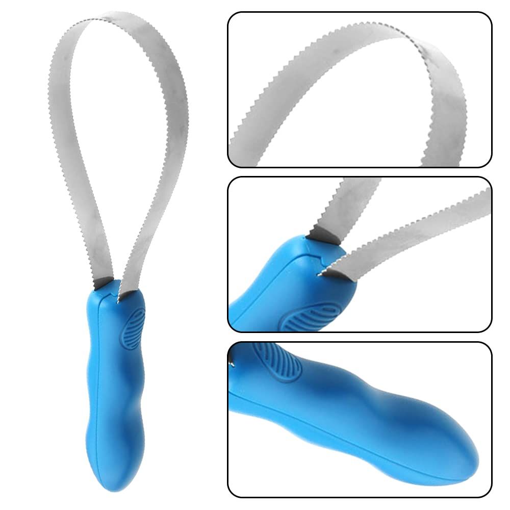 Dual-Sided Shedding Blade Horse Hair Brush Horse Shedding Tool Dog Grooming Tool with Soft Touch Grip Handle โ image 3
