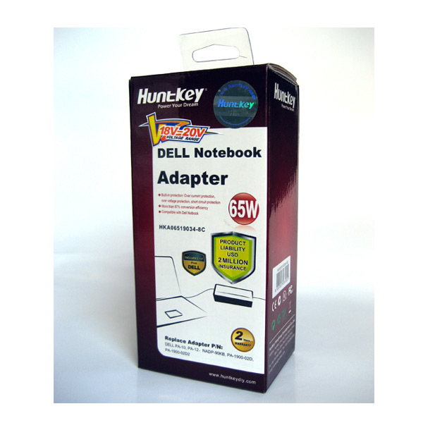 Huntkey DELL Notebook Adapter 65W (HKA06519034-8C) โ image 2