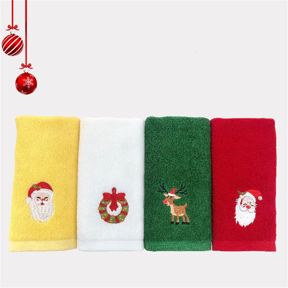 Cotton Christmas Hand Towels Premium Dish Towels Kitchen Towel Set for Home Kitchen Bar Towels — image 6