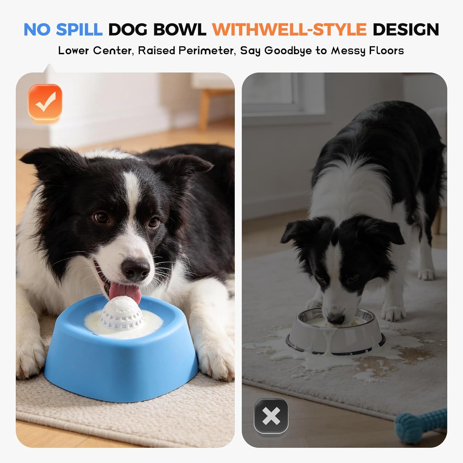 Pet Slow Feeder Lick Bowl with Rolling Ball for Yogurt and Broth — image 3