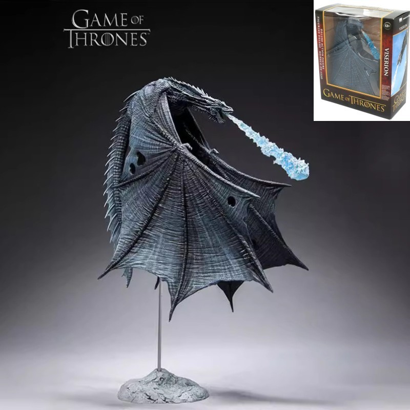 GAME OF THRONES Viserion Ice Dragon Action Figure Statue PVC Toys Boxed Gift โ image 5