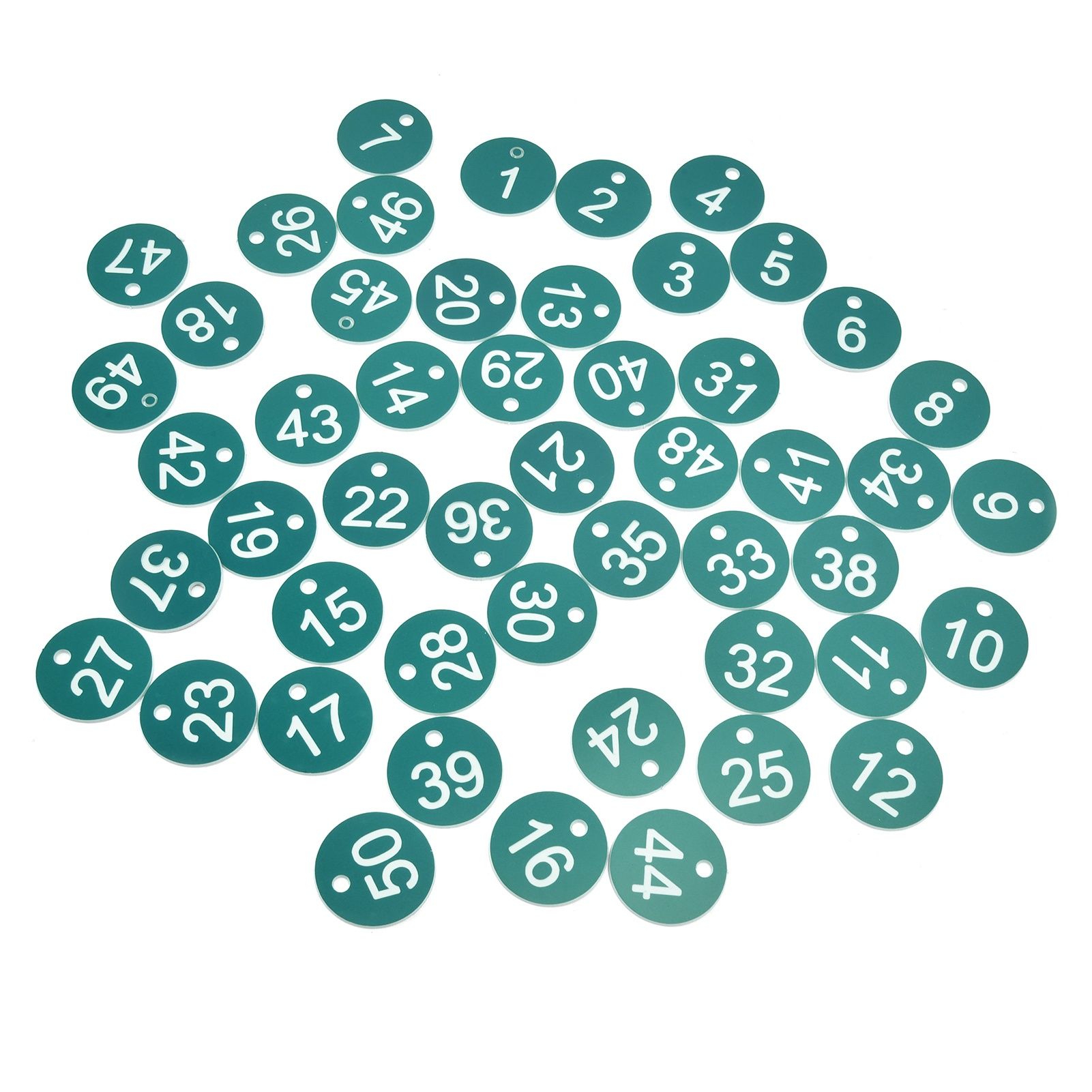 50PCS Numbered Label Numbered Tag for Farm Livestock Beekeeping Husbandry Breeding Supplies1-50 Green — image 6