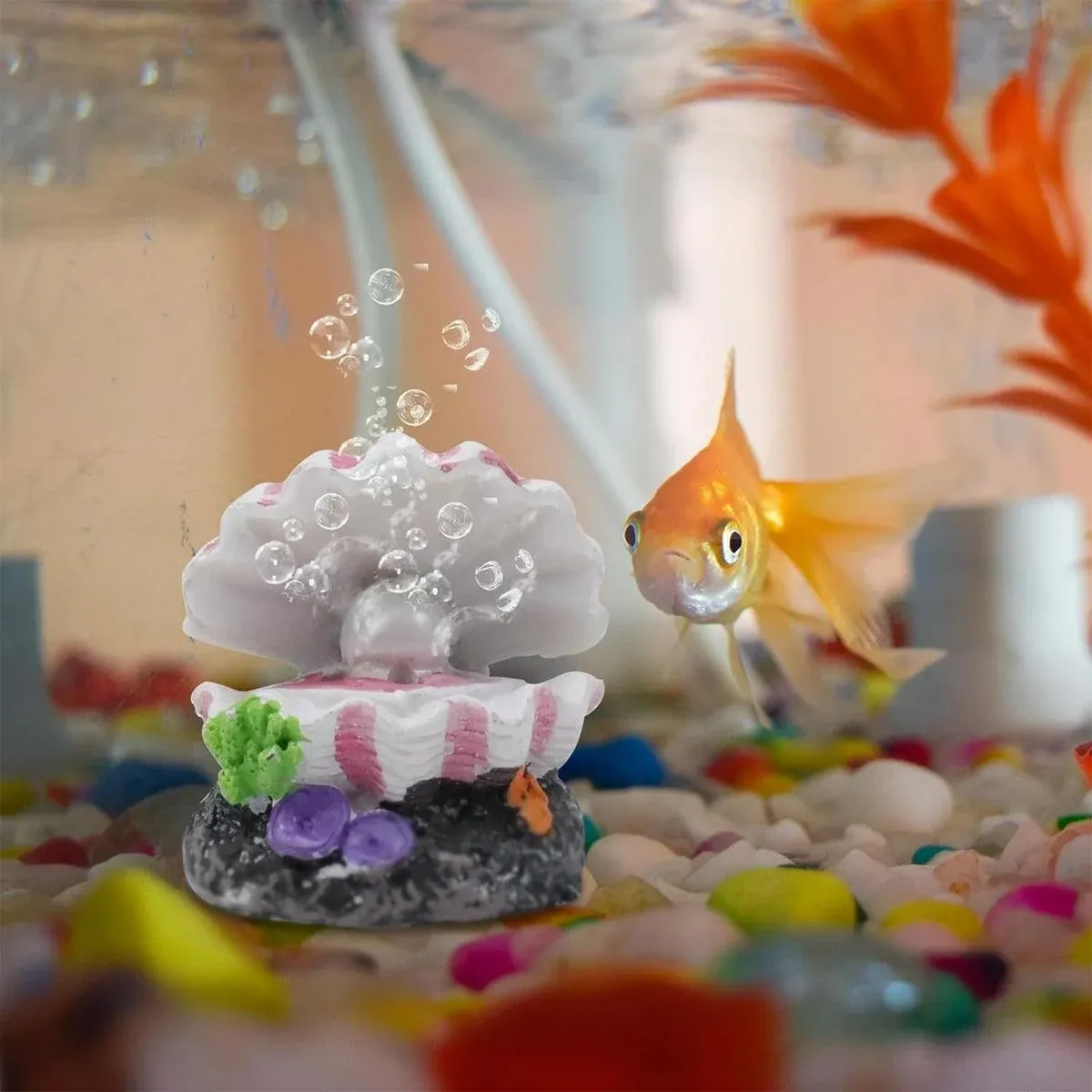 Fish Tank Aquascape Decoration Pearl Shell Ornament for Aquarium Landscape Decor โ image 5