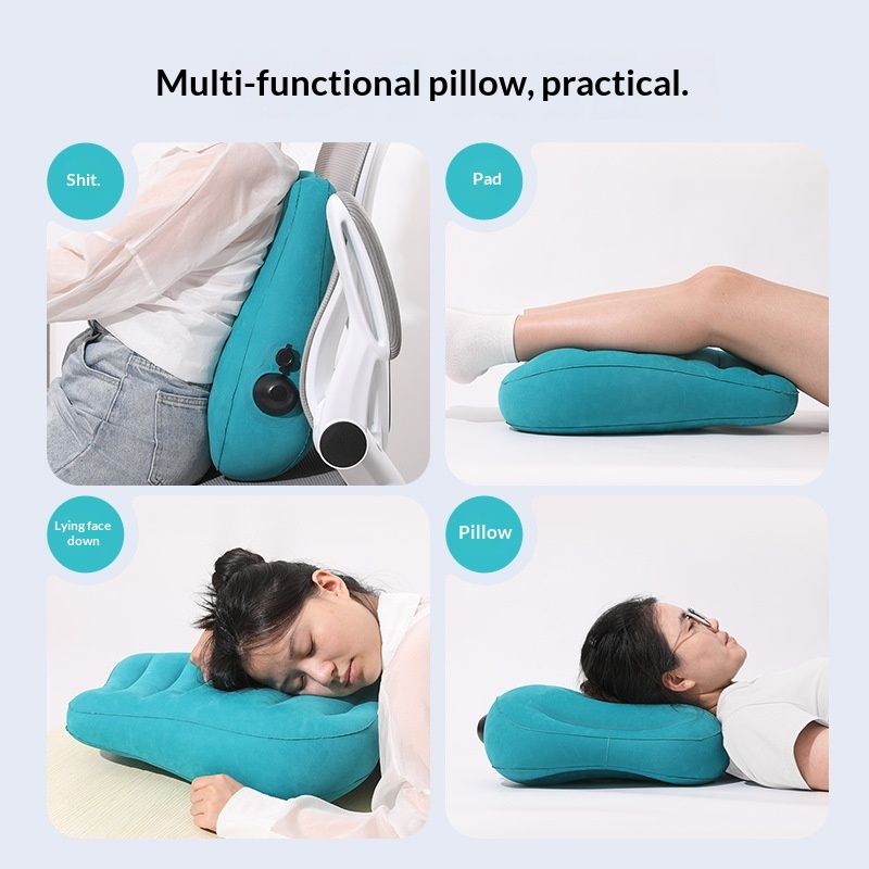 Inflatable Lumbar Support Pillow for Travel Seat and Office Chair, Back Support Pillow for Airplane Travel and Car, Lumbar Pillow for Lower Back Pain Relief โ image 3