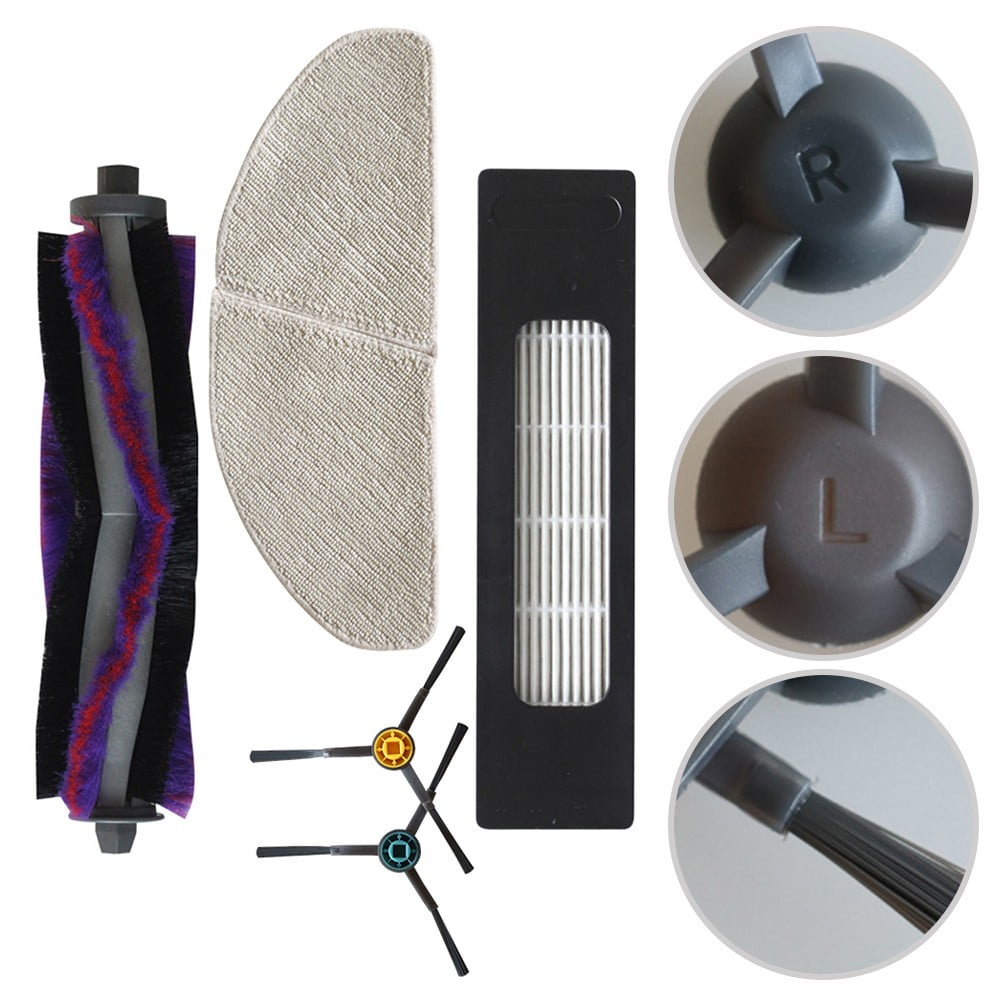 Eureka Ner800 Robot Vacuum Replacement Parts Kit With Main Brush Side Brushes Filters And Mop Cloths For Eureka Vacuum Cleaner Accessories B — image 3