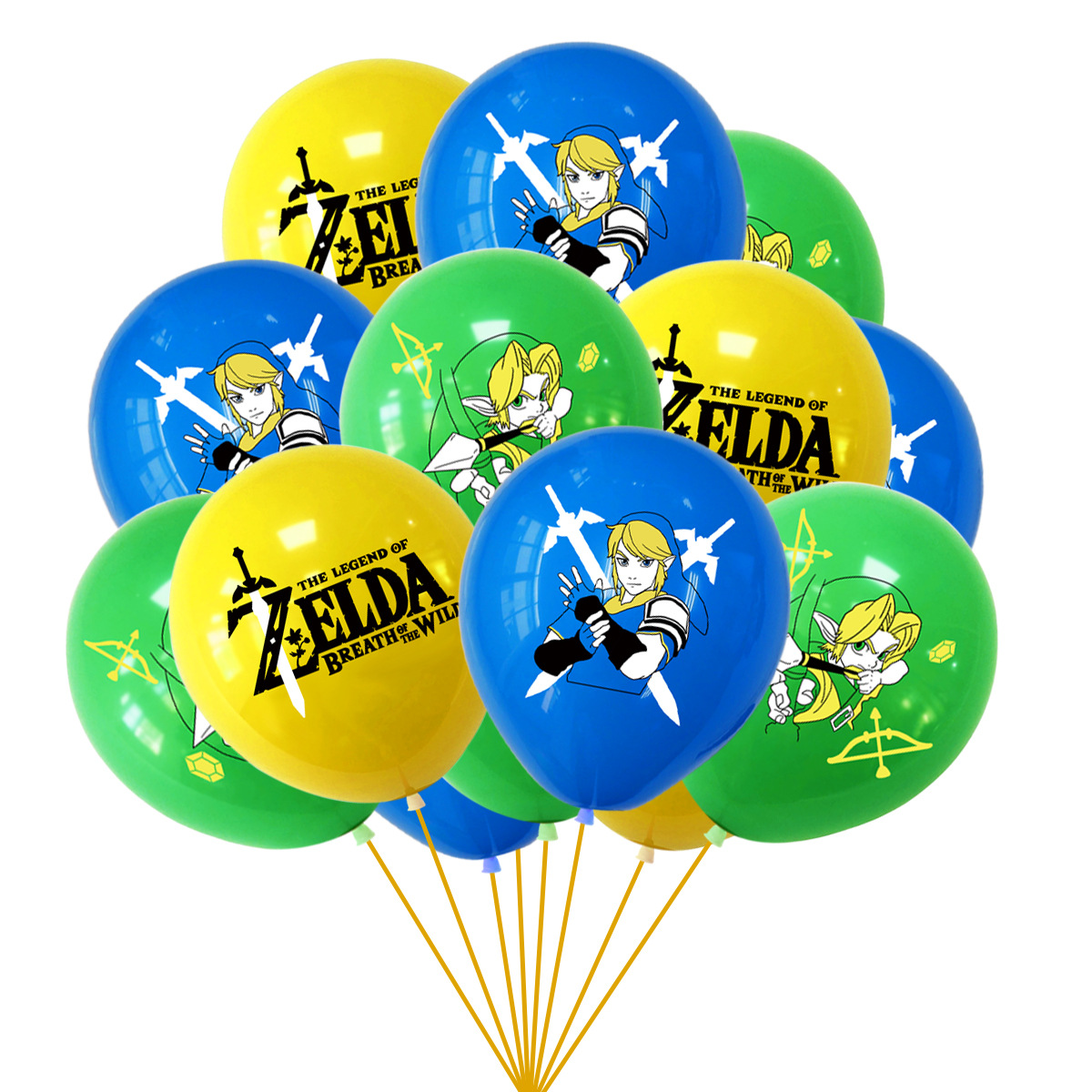 The Legend of Zelda Party Decorations: Complete set for a Hyrule-themed birthday party! Package 2 30-pack balloons Package 2 30Pcs Balloons Set — image 3