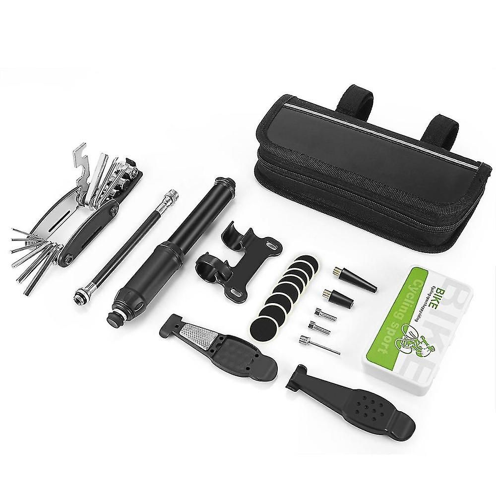 Bicycle Puncture Repair Set,portable Bicycle Tool, Tire, Air Pump Bicycle Tool Kit