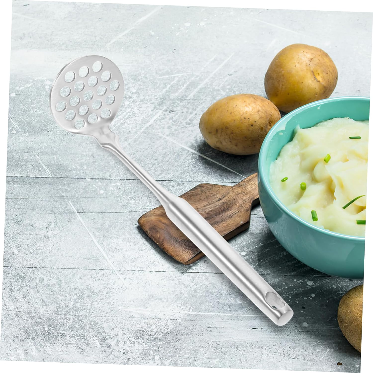 Robust Potato Masher for Vegetables & Fruit - Dishwasher Safe Kitchen Tool - Easy to Clean — image 5