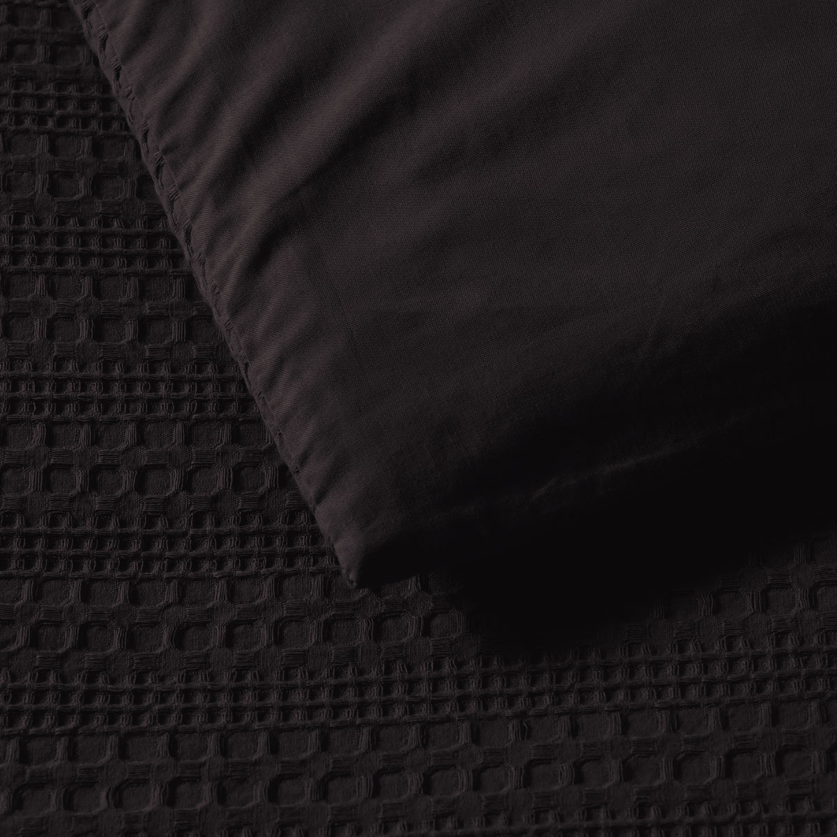 Bianca Kahlani Chocolate Waffle Quilt Cover Set Single β image 5