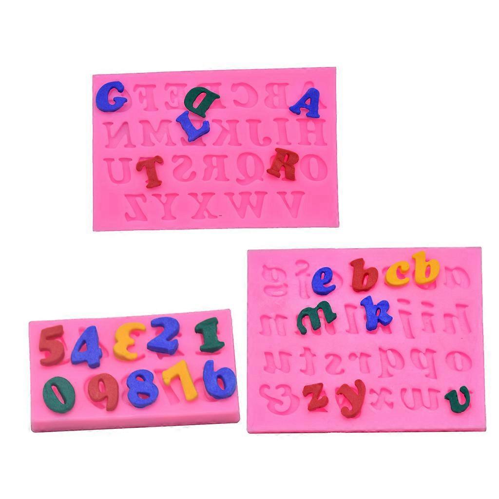 3pcs Letter and Number Pendant Message Resin Mold Epoxy Resin Jewelry Making Tools_max โ image 2