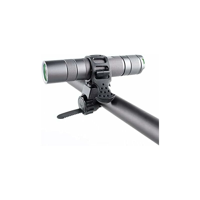 Bicycle Flashlight Mount Clip 360 Degree ROtation Universal LED Bike Light Holder โ image 2